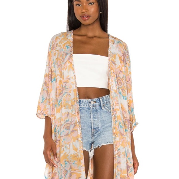 Free People Other - FREE PEOPLE Into the Wild kimono in Dawn Combo. Size XL.